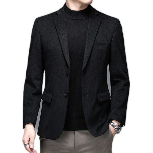 Blazer de lana hombre color camel oscuro
