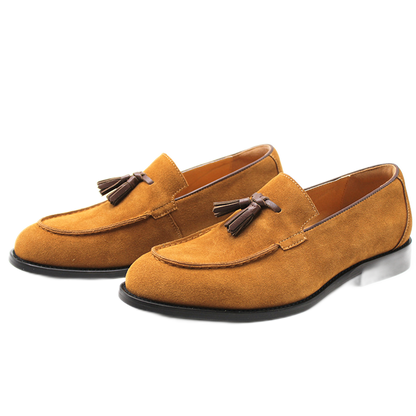 Zapato oxford estilo británico hombre color camel