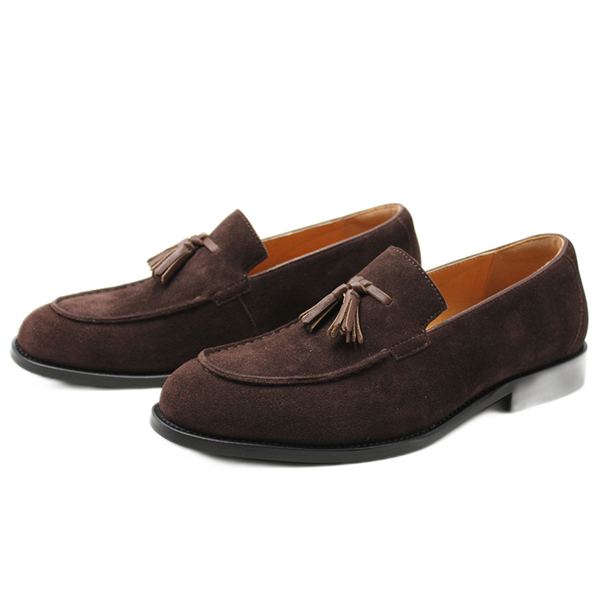 Zapato oxford estilo británico hombre color café oscuro