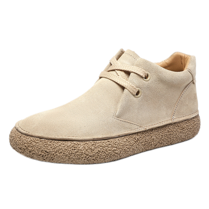Zapato clásico de cuero hombre color beige