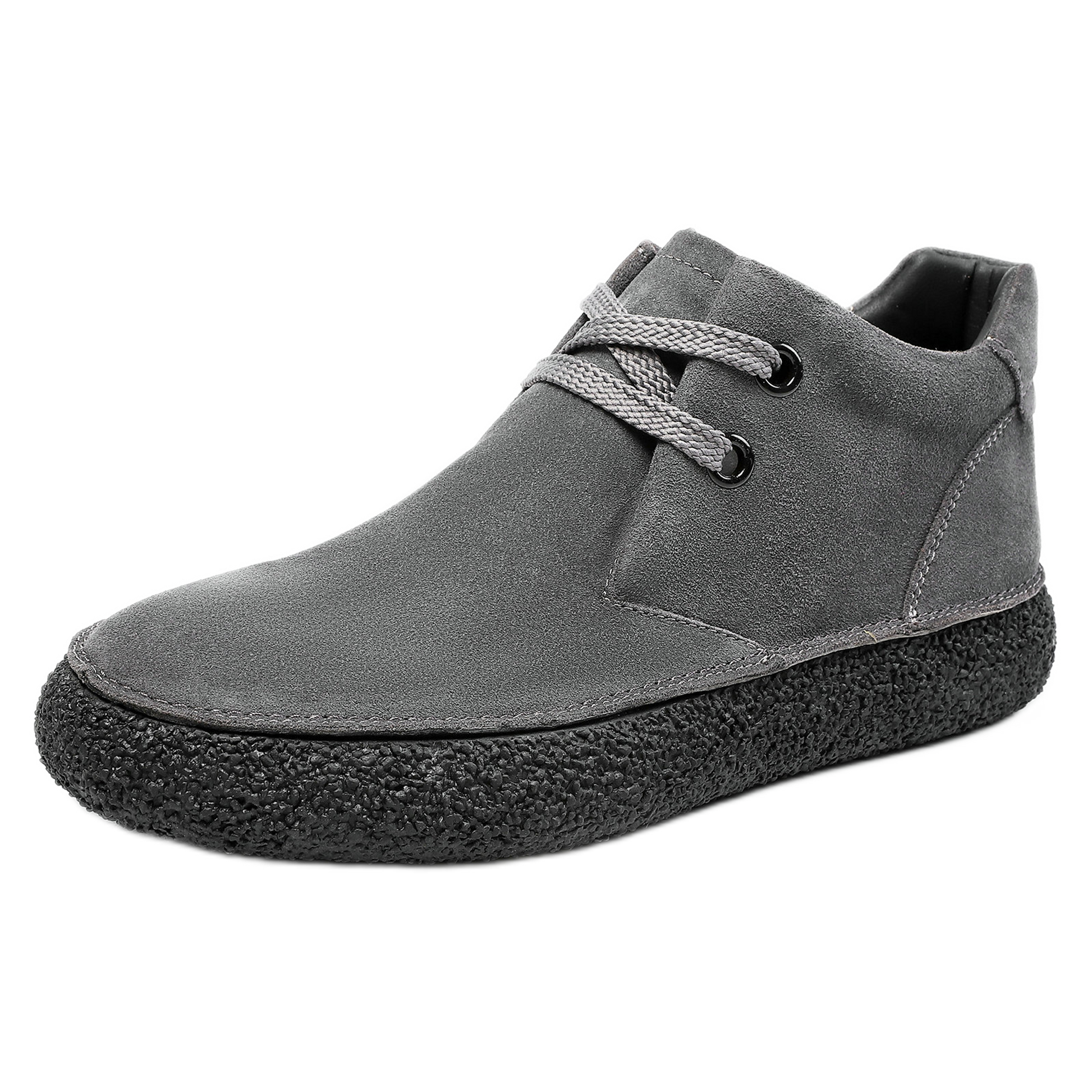 Zapato clásico de cuero hombre color gris