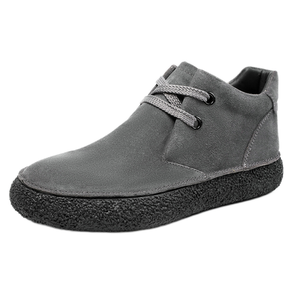 Zapato clásico de cuero hombre color gris