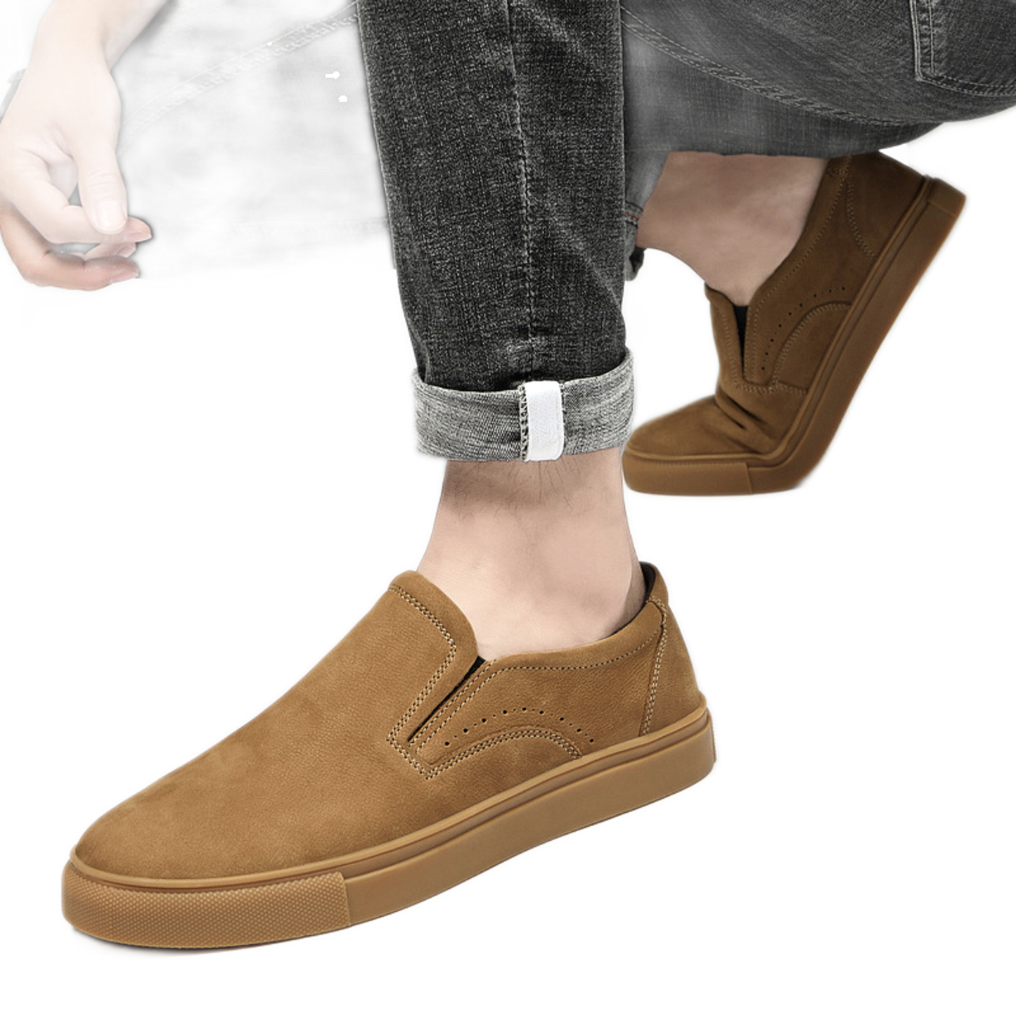 Zapato social de cuero hombre