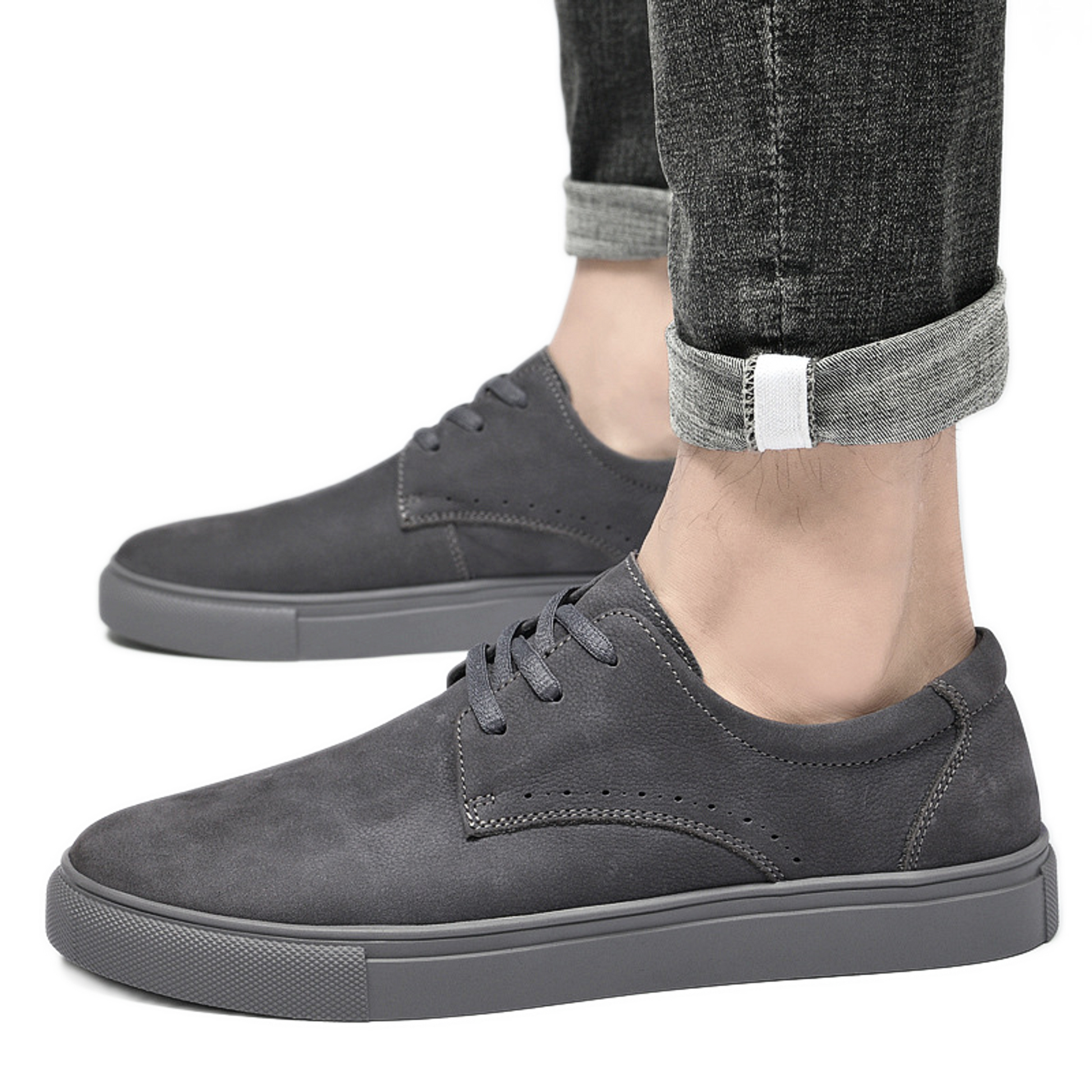 Zapato social de cuero hombre