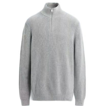 Sweater de algodón hombre, cuello alto