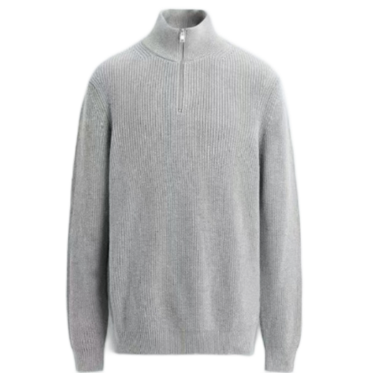 Sweater de algodón hombre, cuello alto