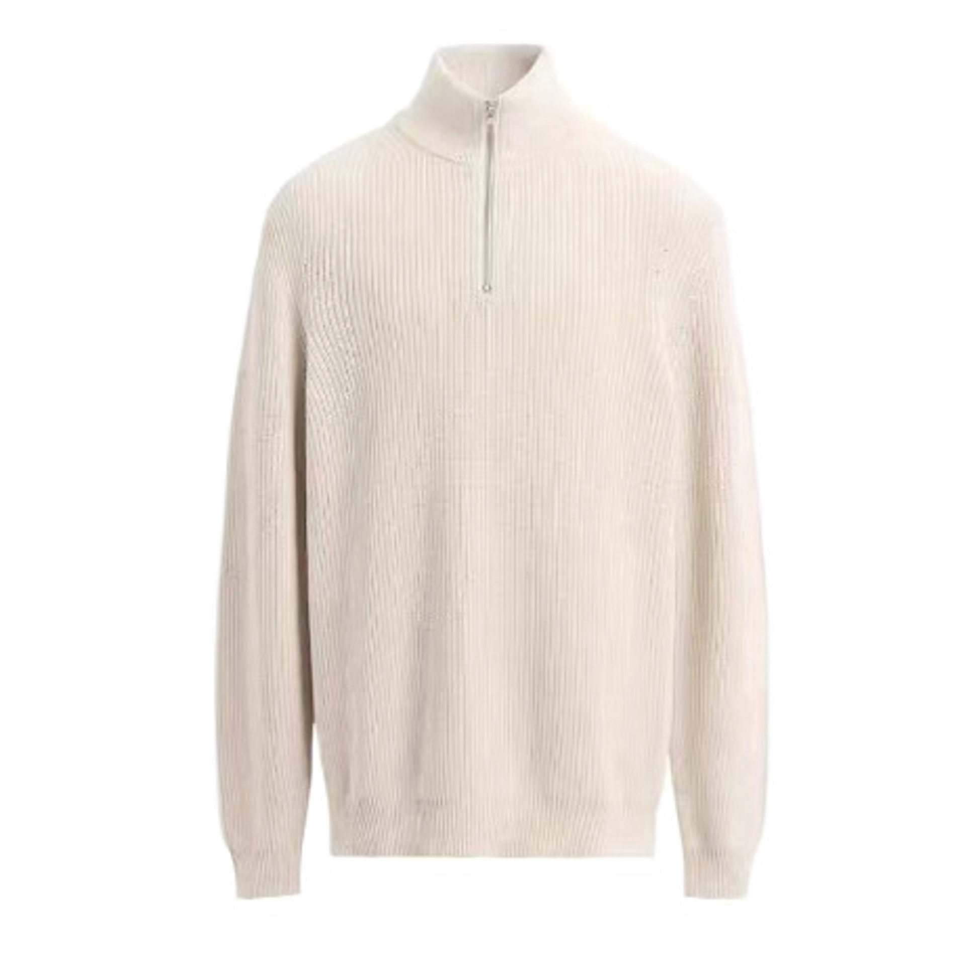 Sweater de algodón hombre color blanco