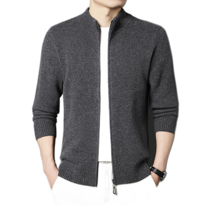 Sweater de lana hombre color gris