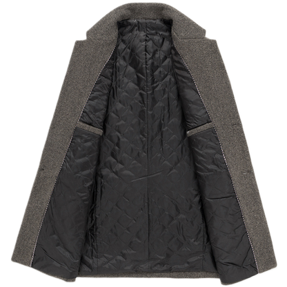 Chaqueta de lana hombre, corte slim