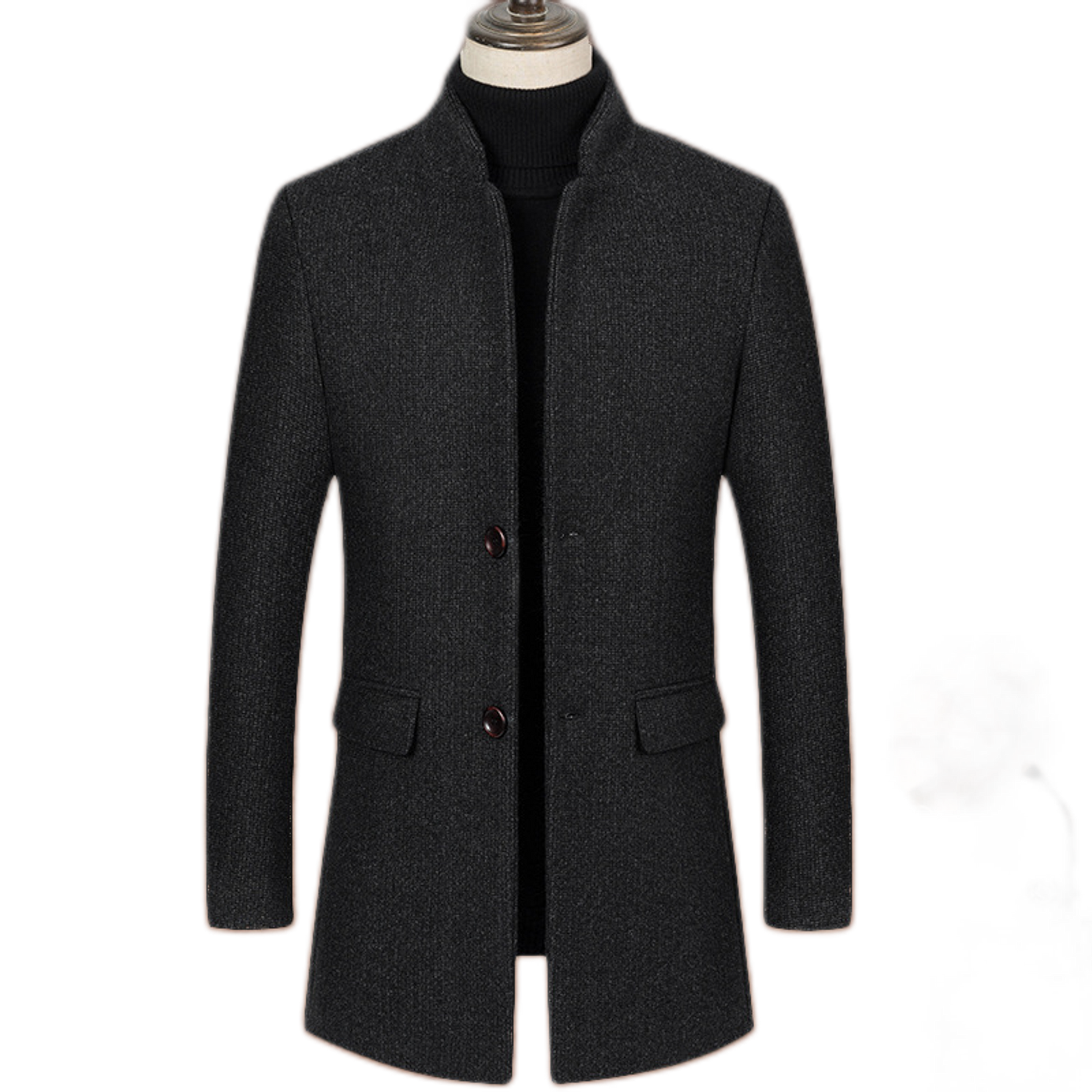 Chaqueta de lana hombre, corte slim