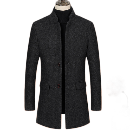 Chaqueta de lana hombre, corte slim