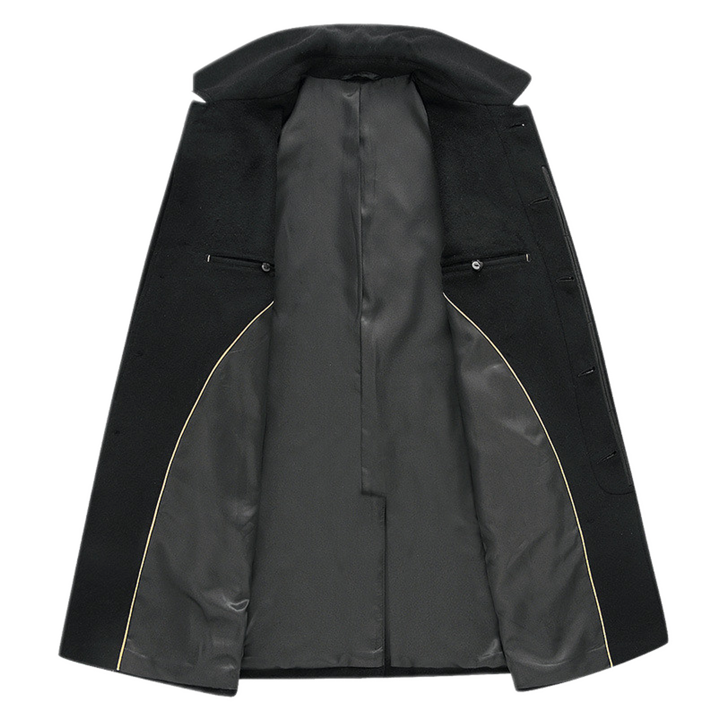 Chaqueta de lana hombre, color negro