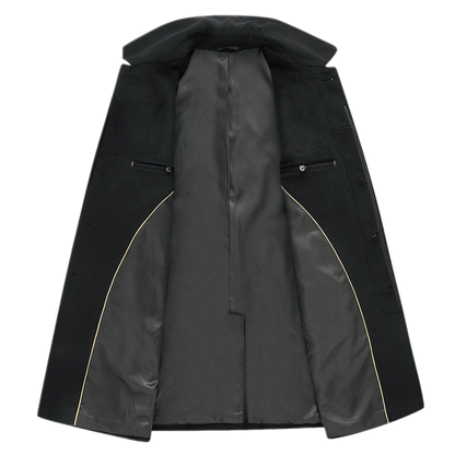 Chaqueta de lana hombre, color negro