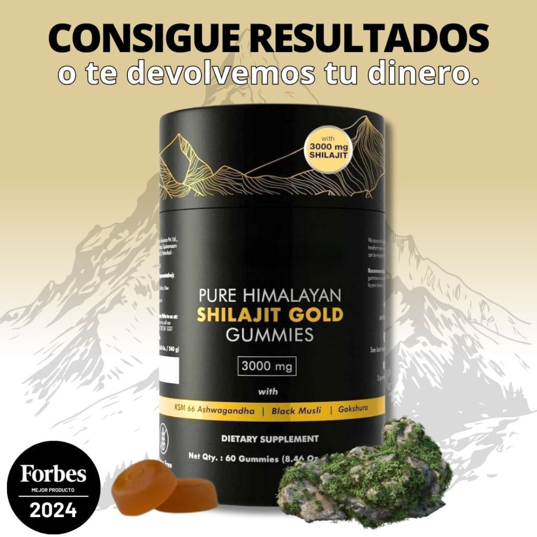 SHILAJIT GOLD™ - POTENCIA TU ENERGÍA Y TESTOSTERONA AL MÁXIMO