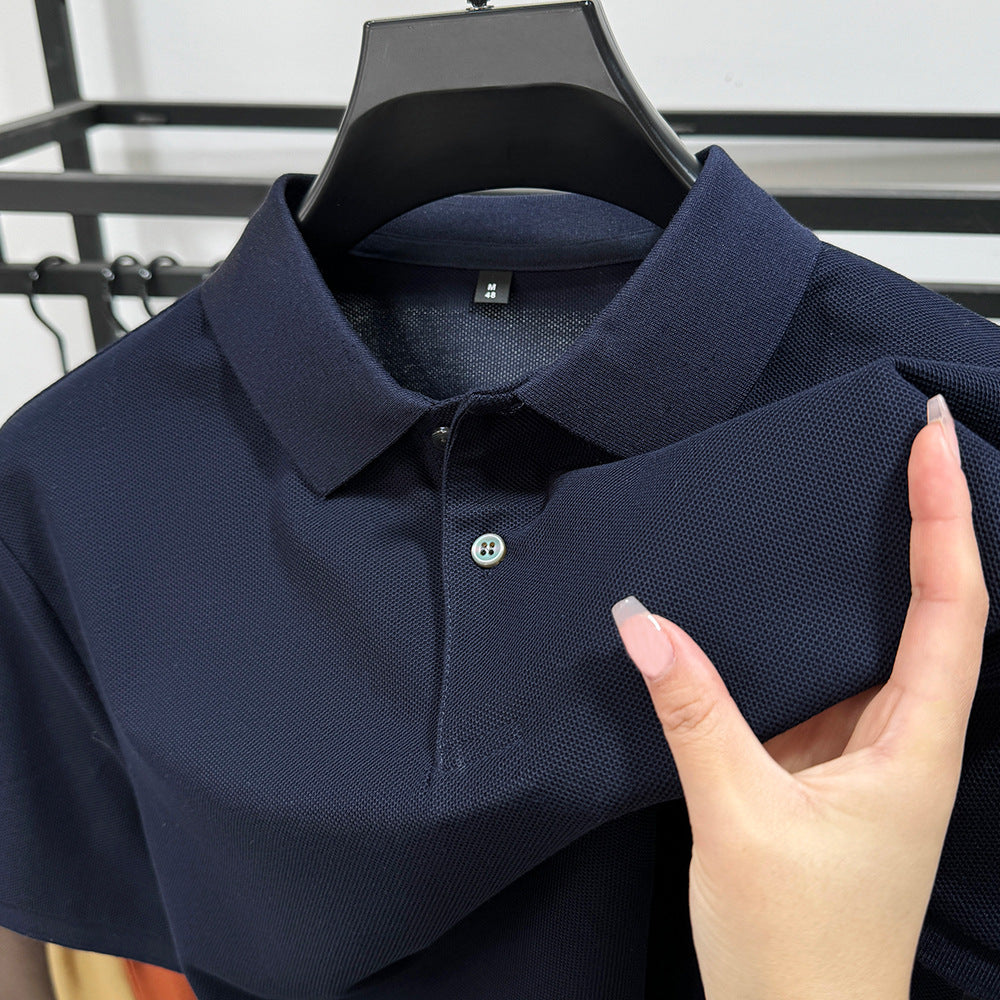 Polo piqué color azul marino
