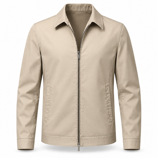 Luansky AI white product card — blazer-algodon-hombre-corte-suelto