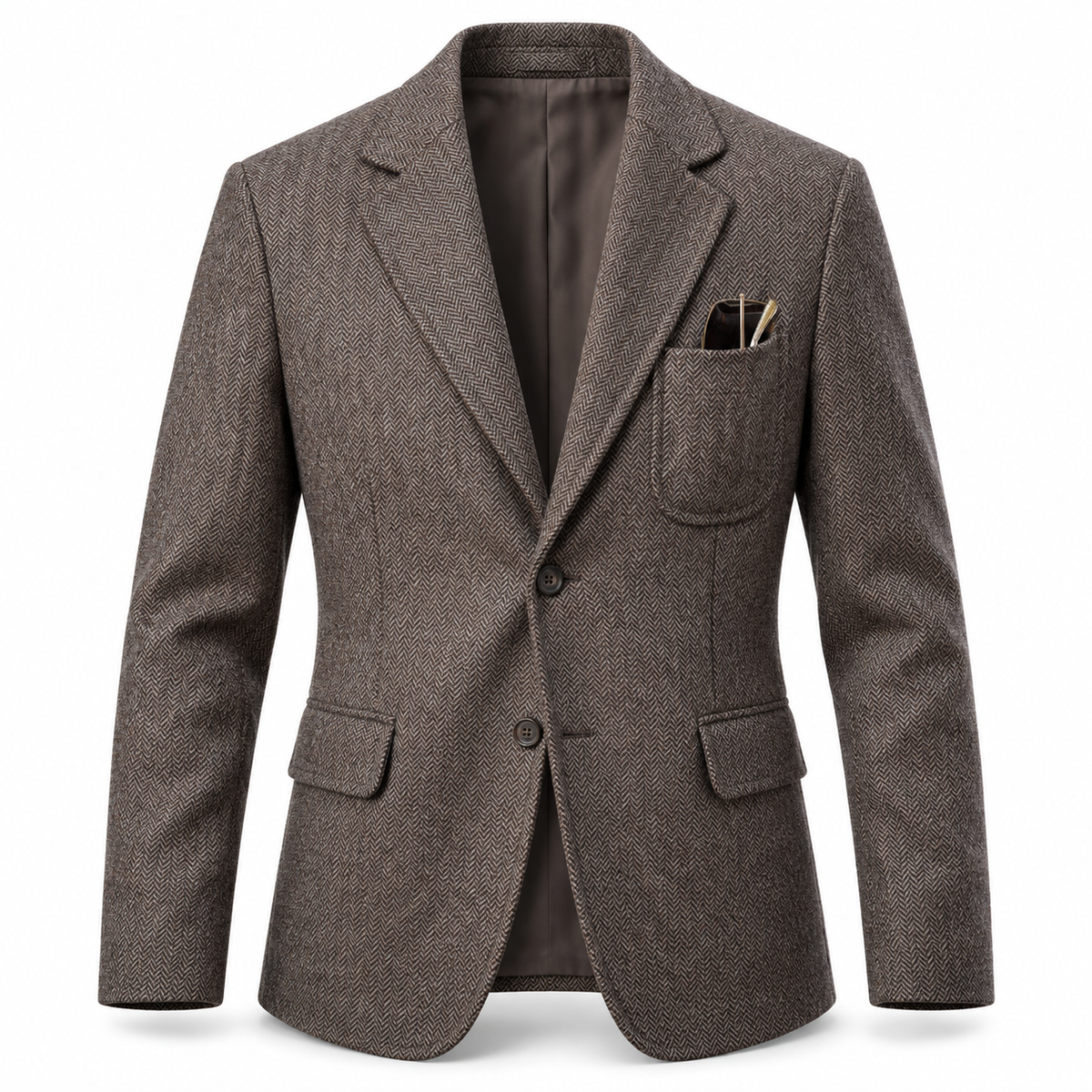 Luansky AI white product card — blazer-lana-tweed-hombre