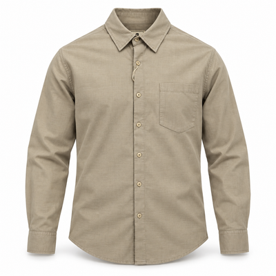 Luansky AI white product card — camisa-algodon-hombre-tonos-tierra