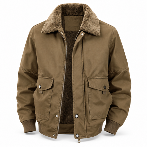 Luansky AI white product card — chaqueta-algodon-hombre-bolsillo