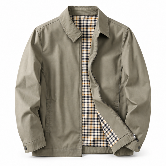 Luansky AI white product card — chaqueta-algodon-hombre-con-solapa