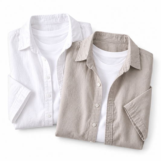 Luansky AI white card — dos-camisas-de-lino
