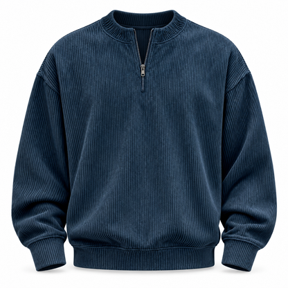 Luansky AI white product card — kit-loungewear-hombre-azul-marino-corduroy