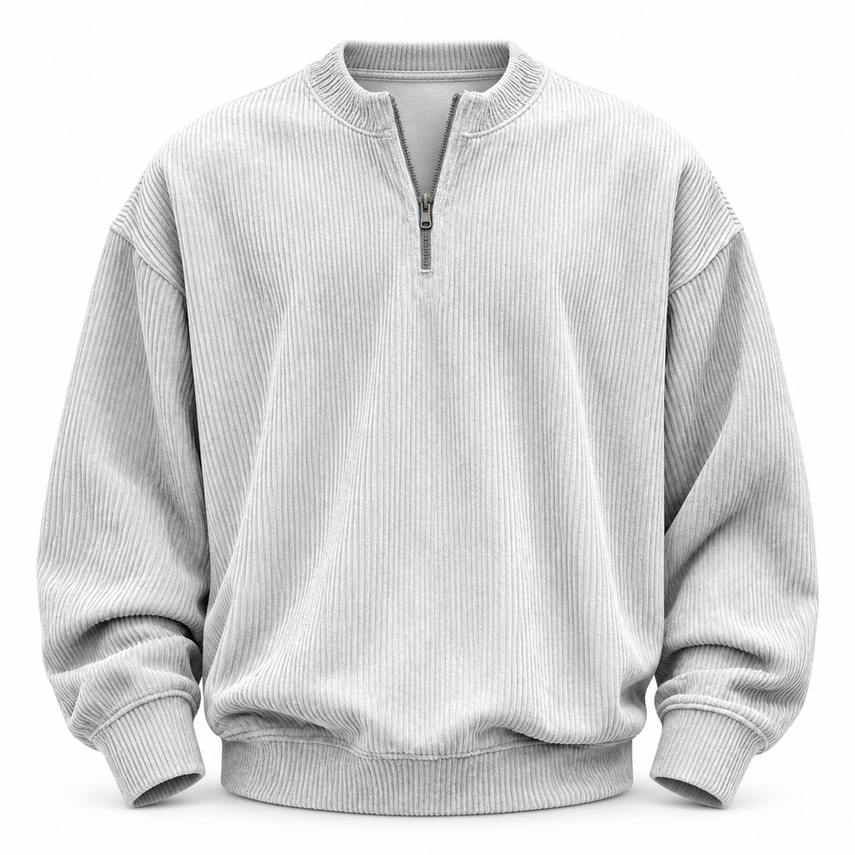 Luansky AI white product card — kit-loungewear-hombre-blanco-corduroy