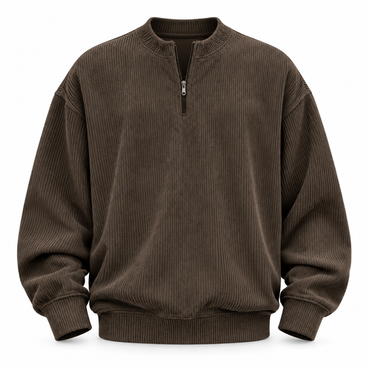 Luansky AI white product card — kit-loungewear-hombre-cafe-corduroy