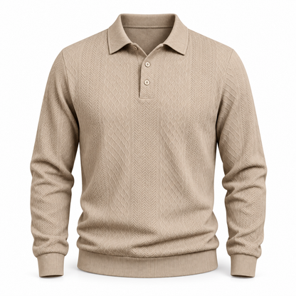 Luansky AI white product card — kit-loungewear-hombre-caqui-tono-sobre-tono