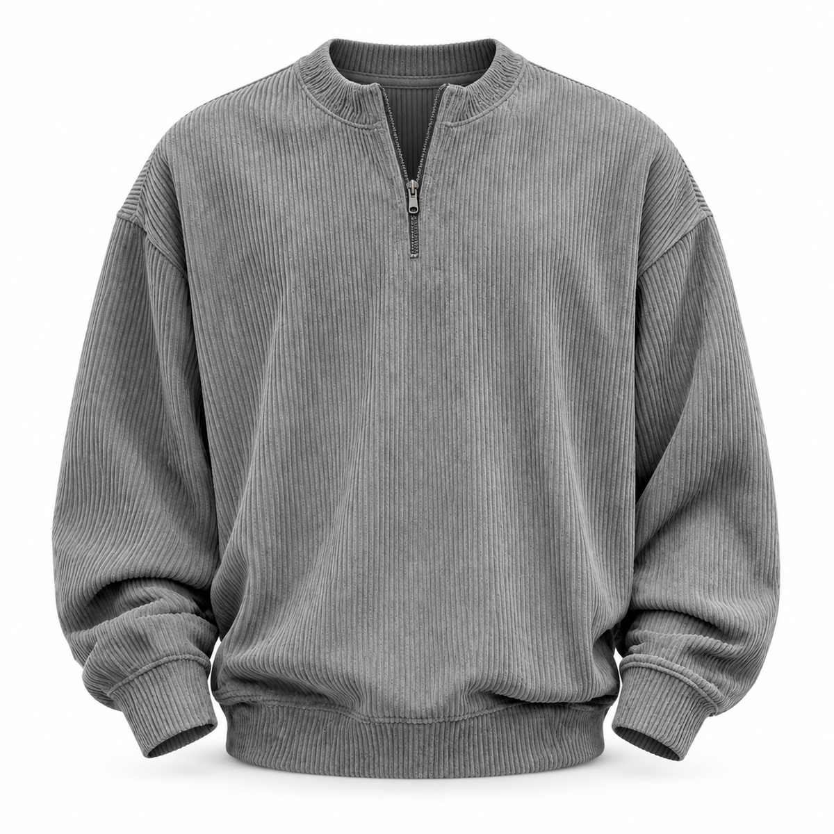 Luansky AI white product card — kit-loungewear-hombre-gris-corduroy