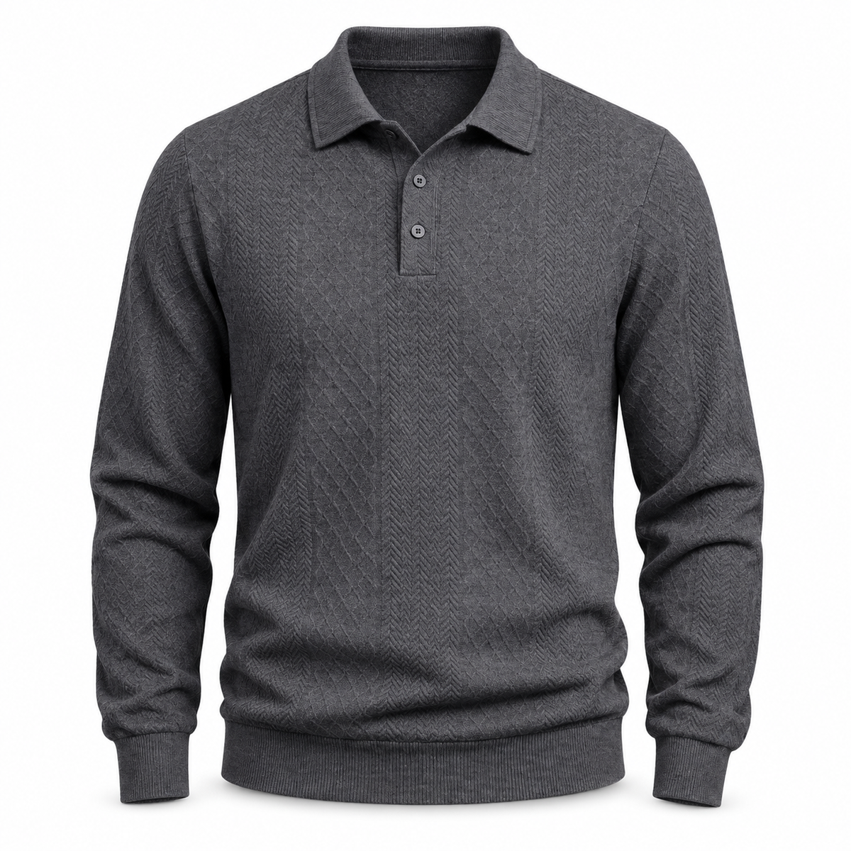 Luansky AI white product card — kit-loungewear-hombre-gris-oscuro-texturizado