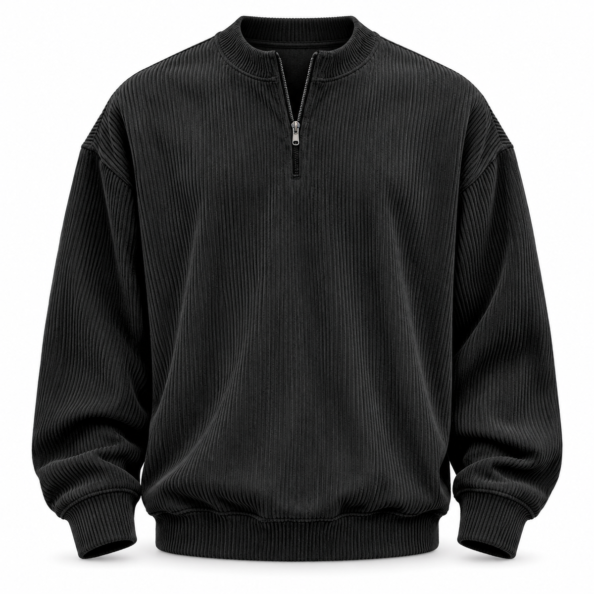 Luansky AI white product card — kit-loungewear-hombre-negro-corduroy