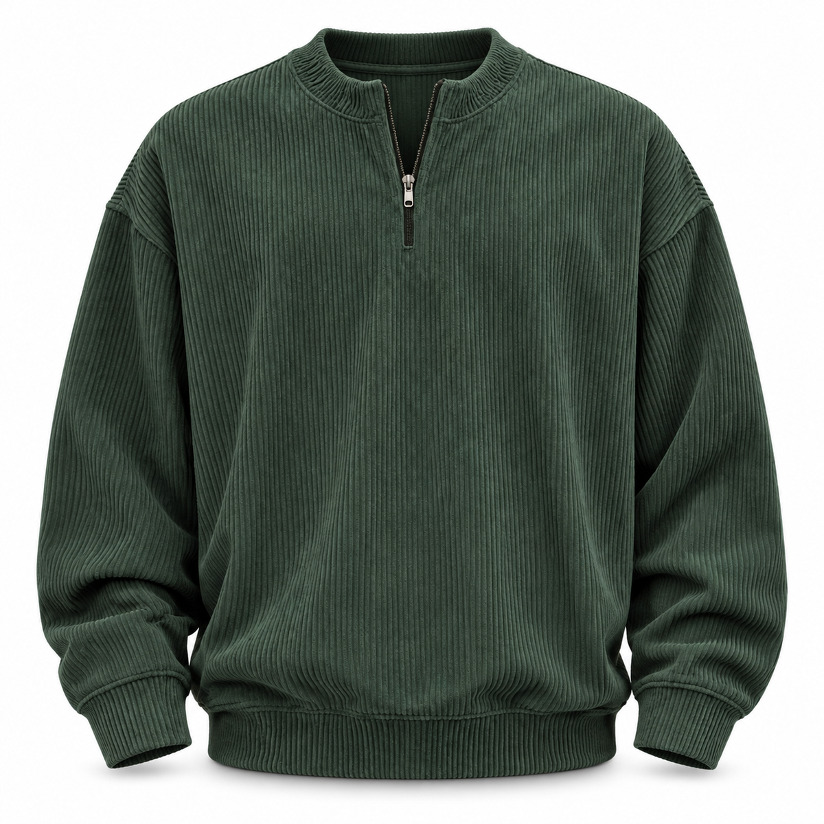 Luansky AI white product card — kit-loungewear-hombre-verde-corduroy