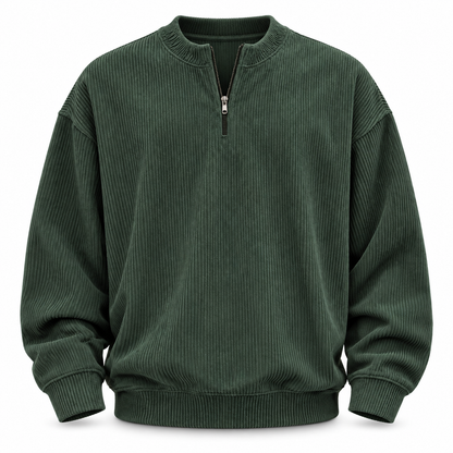 Luansky AI white product card — kit-loungewear-hombre-verde-corduroy