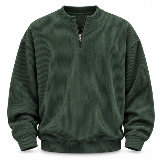 Luansky AI white product card — kit-loungewear-hombre-verde-corduroy
