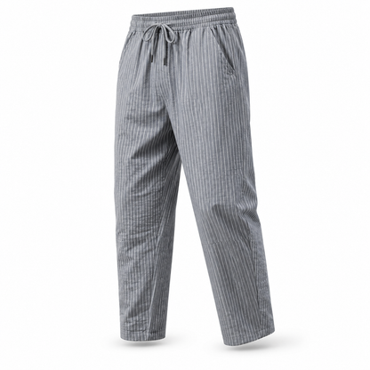 Luansky AI white product card — pantalon-algodon-hombre-a-rayas-cropped