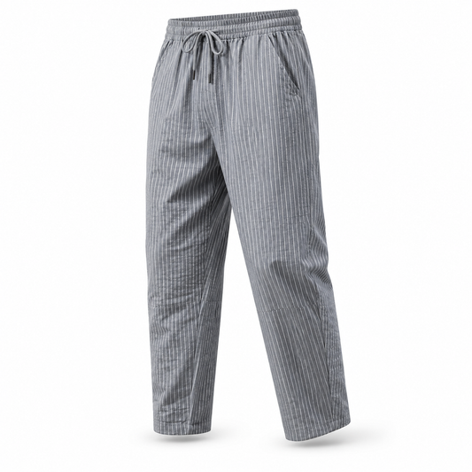 Luansky AI white product card — pantalon-algodon-hombre-a-rayas-cropped