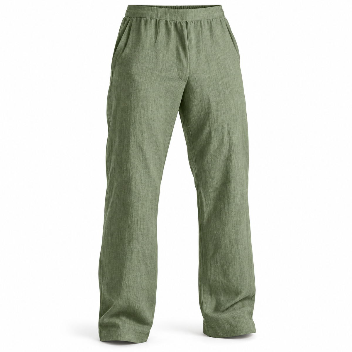 Luansky AI white product card — pantalon-algodon-hombre-bolsillo-tonos-vivos