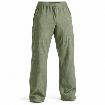 Luansky AI white product card — pantalon-algodon-hombre-bolsillo-tonos-vivos