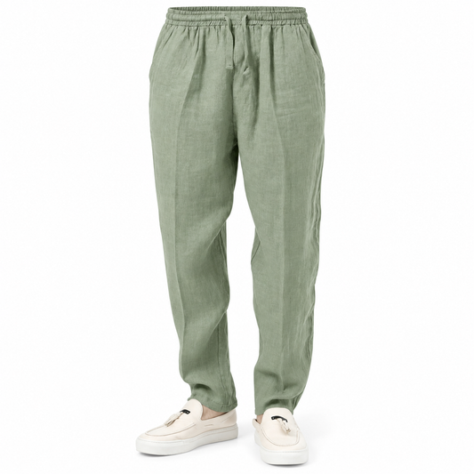 Luansky AI white product card — pantalon-algodon-hombre-corte-regular-7-colores