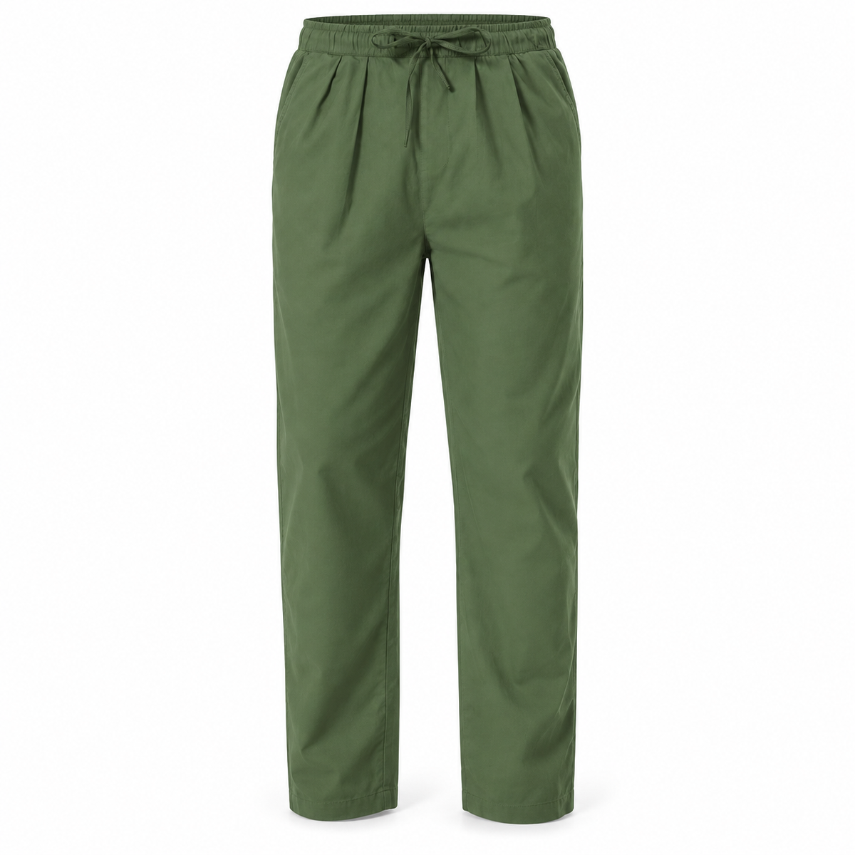 Luansky AI white product card — pantalon-algodon-hombre-corte-regular-esencial