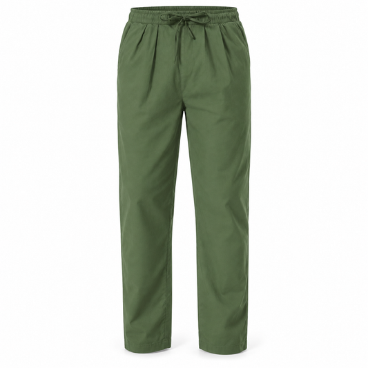 Luansky AI white product card — pantalon-algodon-hombre-corte-regular-esencial