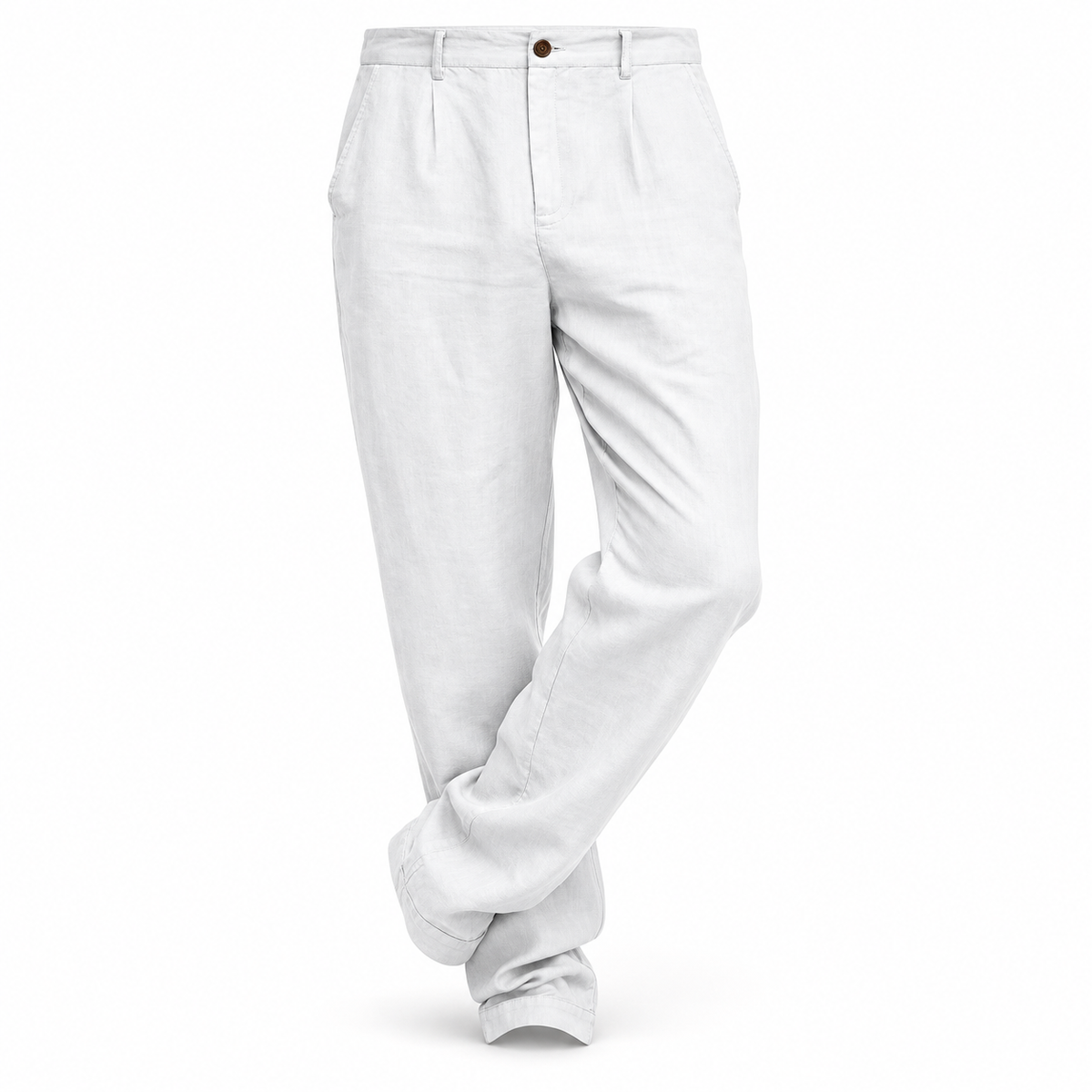 Luansky AI white product card — pantalon-algodon-hombre-corte-suelto-clasico