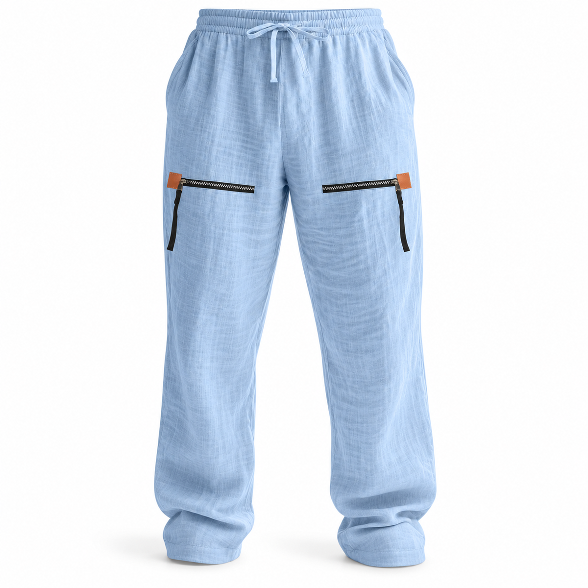 Luansky AI white product card — pantalon-lino-hombre-corte-suelto-diario