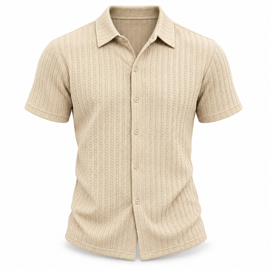 Luansky AI white product card — polo-hombre-corte-slim