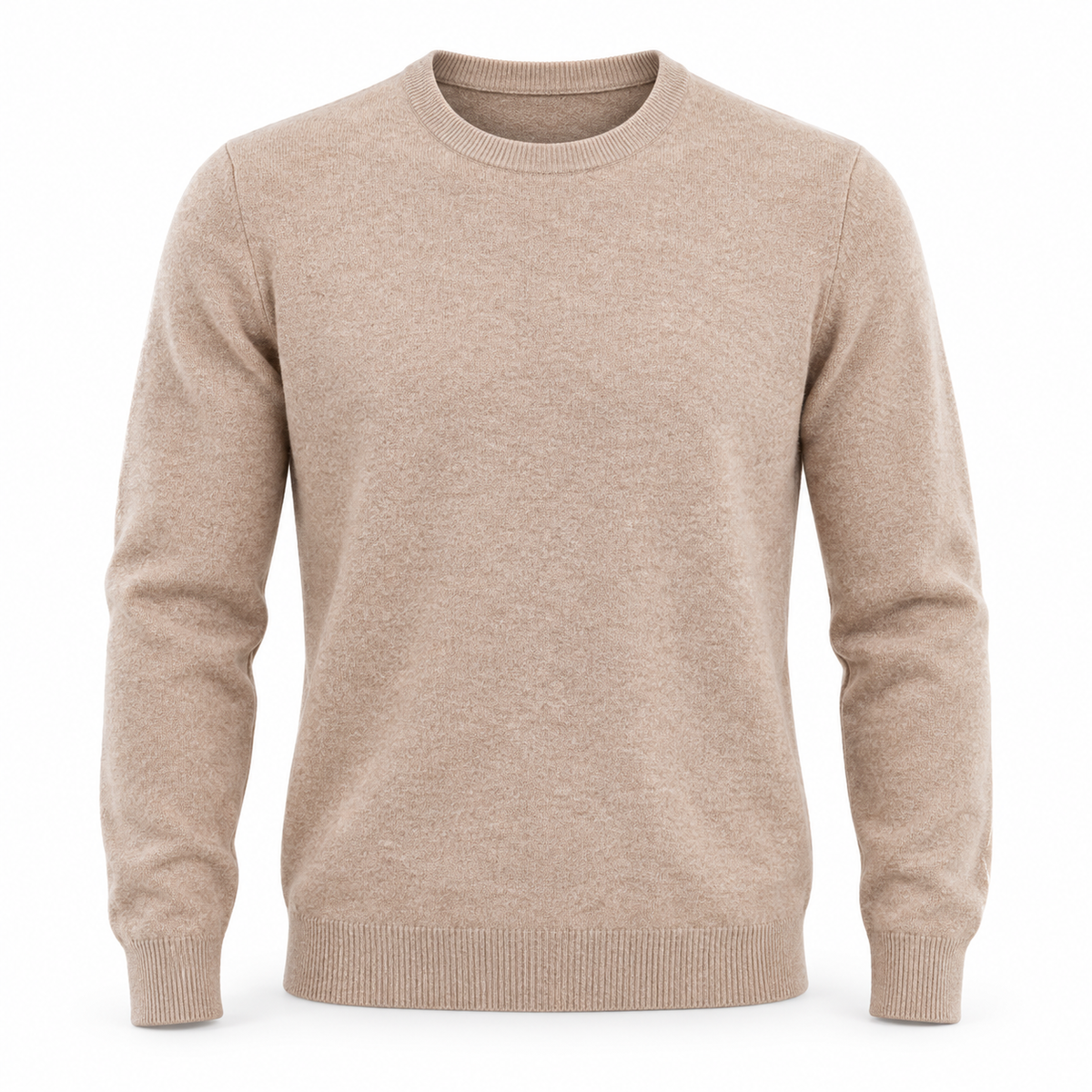 Luansky AI white product card — sweater-lana-hombre-cuello-v-redondo