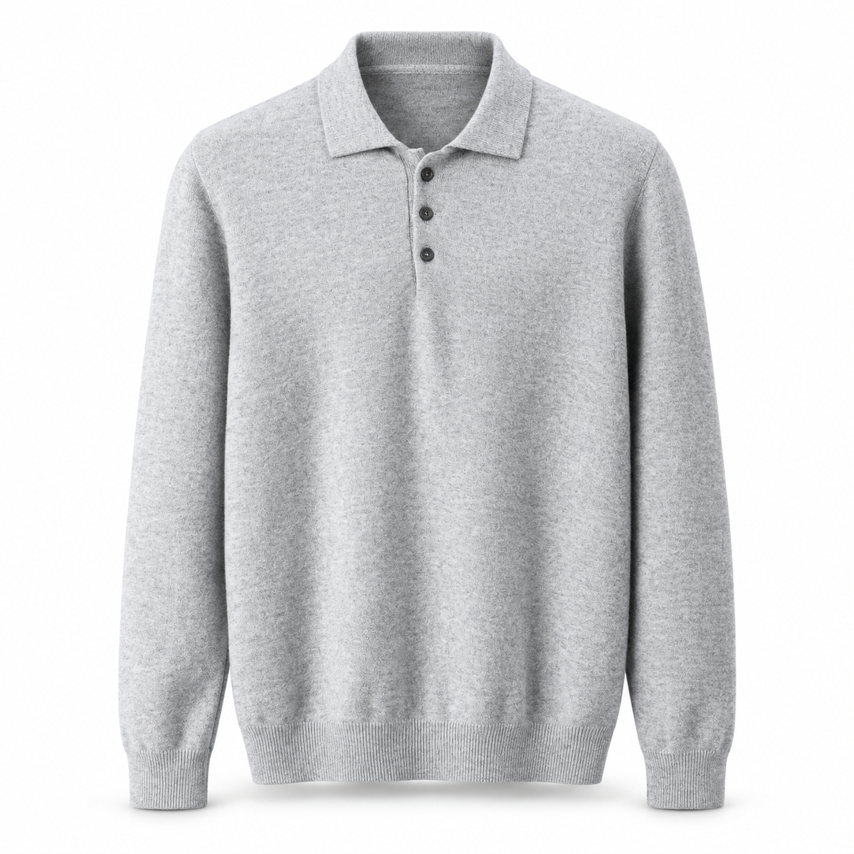 Luansky AI white product card — sweater-lana-hombre-manga-larga