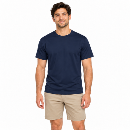 Camiseta Tech Fit para hombre · Azul marino