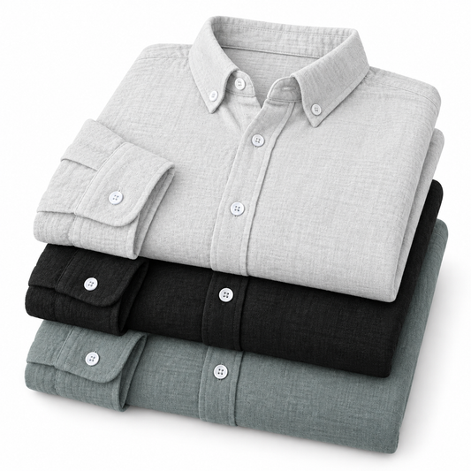 Luansky AI white card — trio-de-camisas-esencial