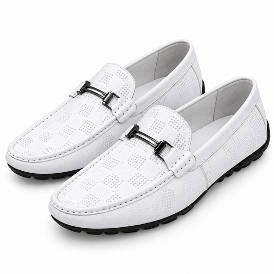 Luansky AI white product card — zapato-clasico-cuero-hombre-blanco-negro